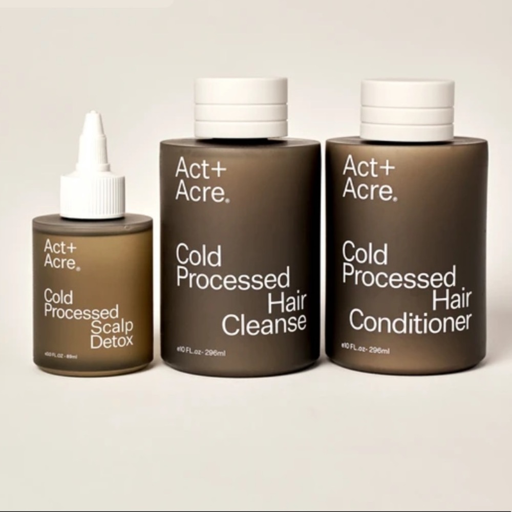 Act + Acre - Shampoo, conditioner, scalp detox set